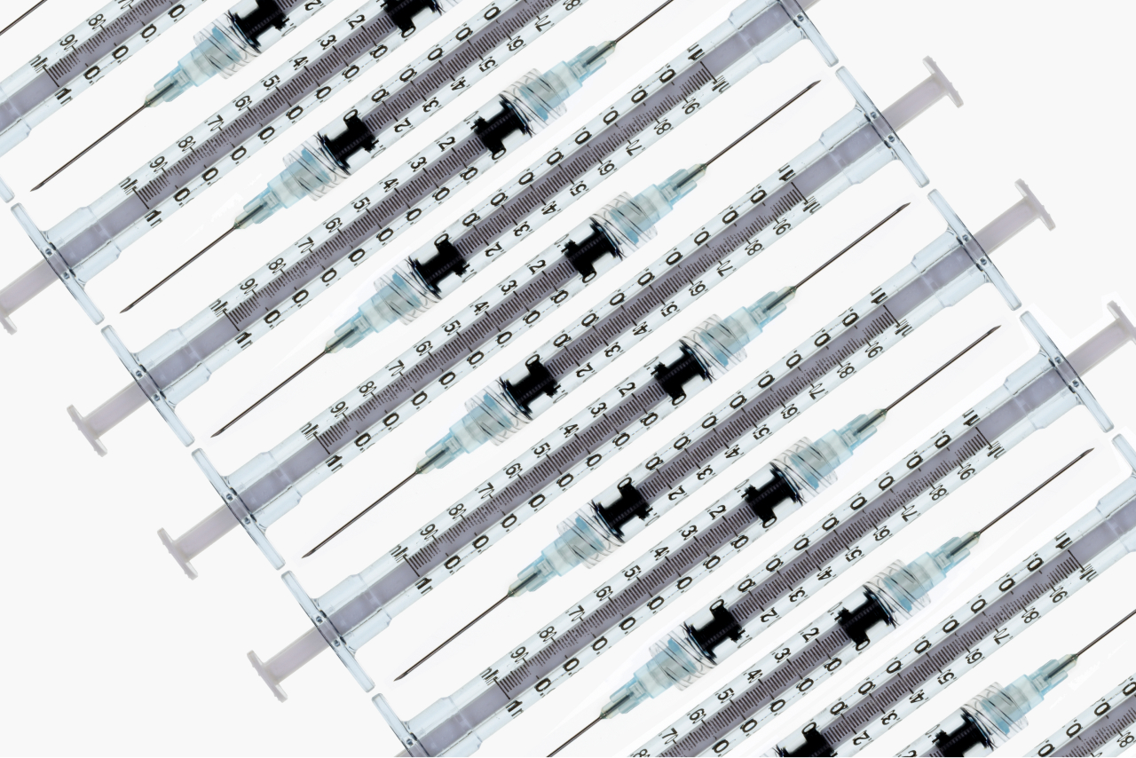 Hypodermic syringes for injection